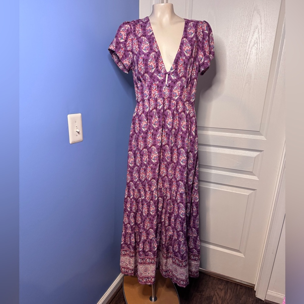 NATURAL LIFE Purple Floral Maxi Dress - Picture 7 of 10